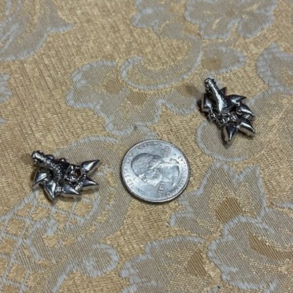 B.DAVID Multi-Color AB Rhinestone Pearl EARRINGS - Picture 5 of 8